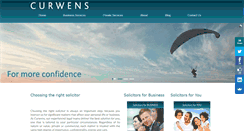 Desktop Screenshot of curwens.co.uk